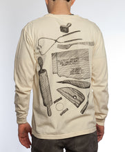 Load image into Gallery viewer, BKLYN CLAY Long-Sleeve Clay Tools T-Shirt
