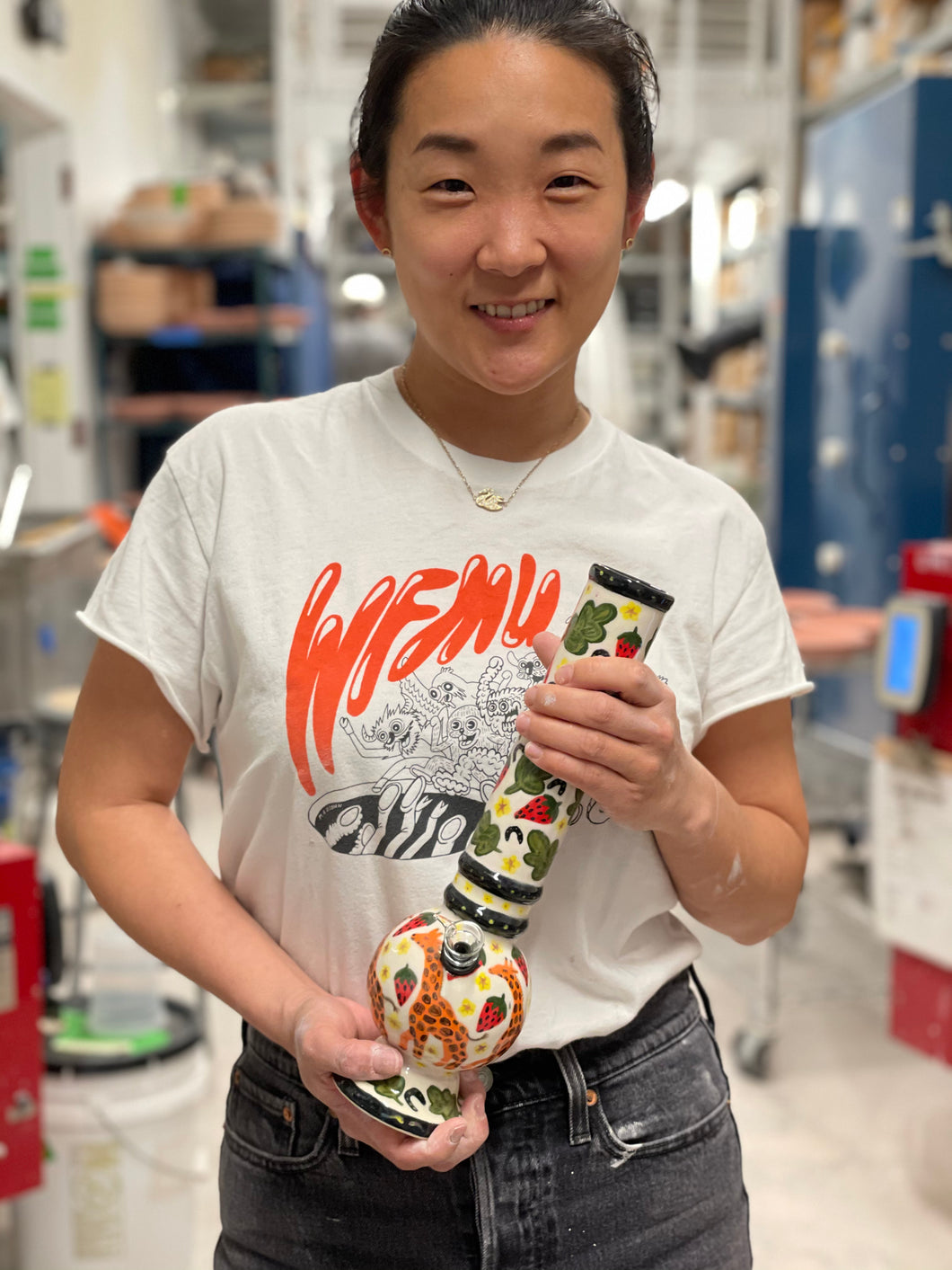 BKLYN CLAY Bong/Vase — Michelle Im @ratxchicks Artist Edition